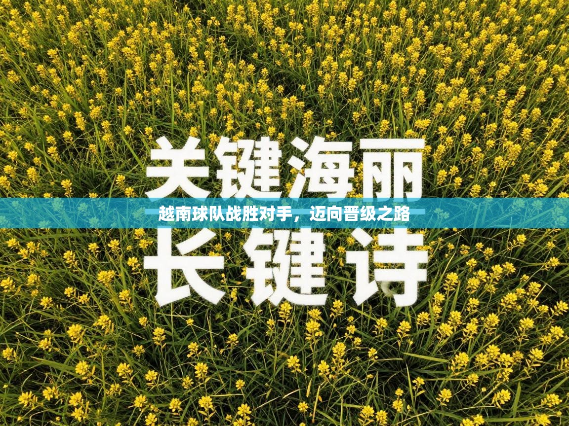 越南球队战胜对手,迈向晋级之路 第2张